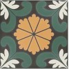 DNA Tiles Керамогранит Sync Flower Green 15x15 