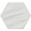 Ecoceramic Керамогранит Chiara Blanco matt Hex 20x24 