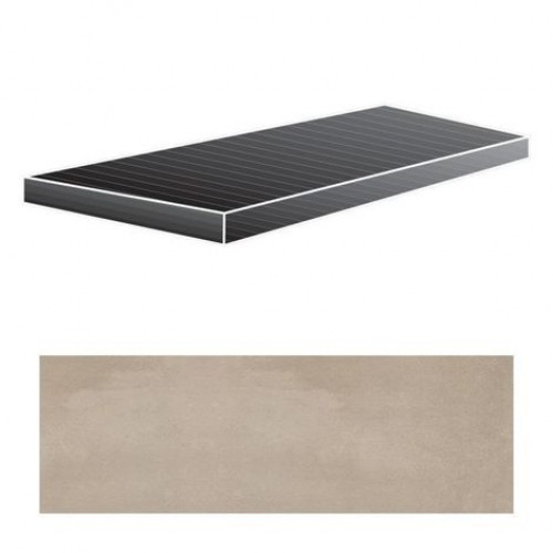 Floor Gres Ступень Industrial Taupe Angolo Gradino Naturale Sx 33x120 739157