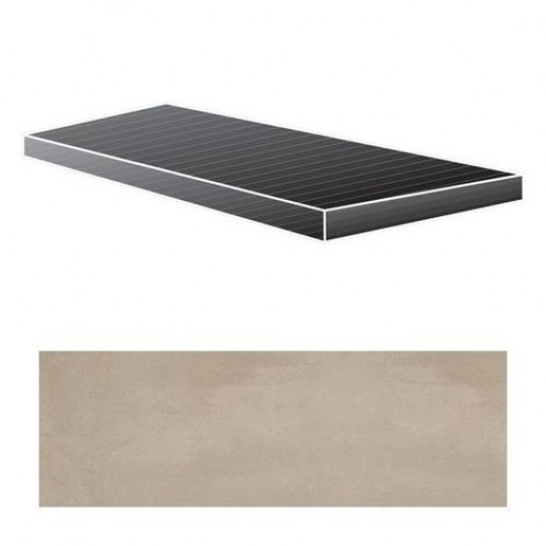 Floor Gres Ступень Industrial Taupe Angolo Gradino Soft Dx/Sx 33x120 739431