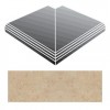 Floor Gres Ступень Stonbeige 4.0 Angolo Esterno Gradino 33x40 716504