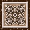 Фрилайт Декор Карфаген (коричневый) Вставка 7x7 