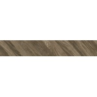 Керамогранит Wood Chevron left коричневый 15x90