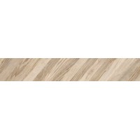 Керамогранит Wood Chevron right бежевый 15x90