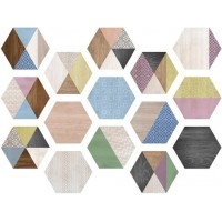 Керамогранит Art Deco hexa Mix 23,2x26,7