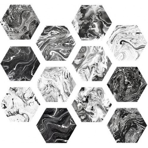 ITT Ceramic Керамогранит Ebru Shiny Hexa Mix 23,2x26,7 