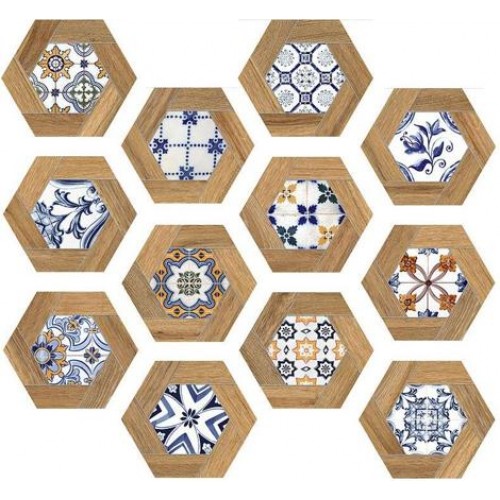 ITT Ceramic Керамогранит Gador Matt Hexa Mix 23,2x26,7 