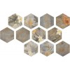 ITT Ceramic Керамогранит Hibiscus Oxide Matt Hexa Mix 23,2x26,7 