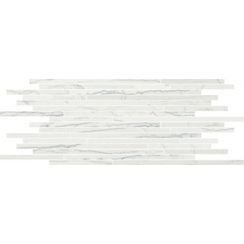 Italon Декор Charme Advance Floor Project Platinum White Strip lux 26x75 610110000768