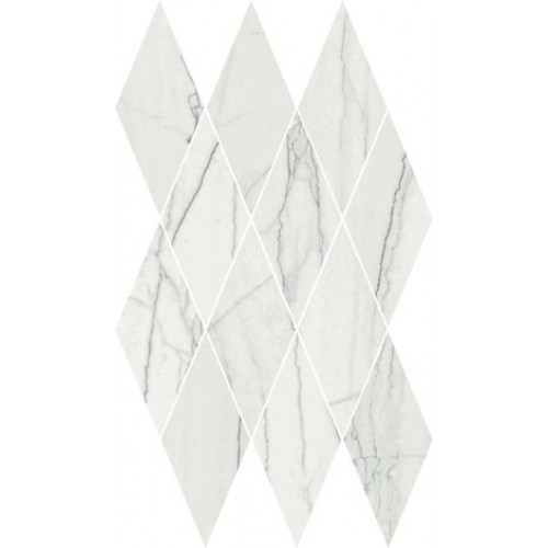 Italon Мозаика Charme Advance Floor Project Platinum White Mosaico Diamond lux 620110000136