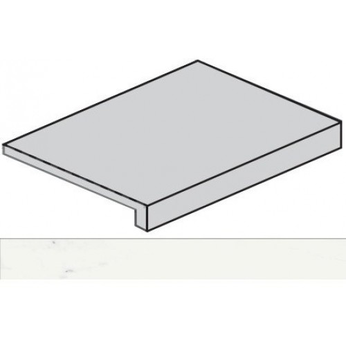 Italon Ступень Charme Deluxe Floor Project Bianco Michelangelo Scalino Angolare Dx 33x80 620070001625