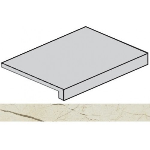 Italon Ступень Charme Deluxe Floor Project Cream River Scalino Angolare Dx 33x160 620070001649