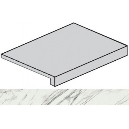 Italon Ступень Charme Deluxe Floor Project Statuario Fantastico Scalino Angolare Dx 33x80 620070001628