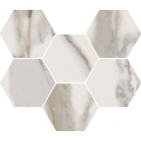 Мозаика Charme Evo Floor Project Calacatta Mosaico Hexagon