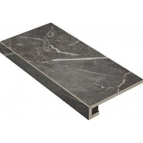 Italon Ступень Charme Evo Floor Project Antracite Scalino Angolare Sinistro 33x60 620070000638