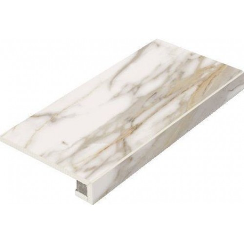 Italon Ступень Charme Evo Floor Project Calacatta Scalino Angolare Destro 33x60 620070000630