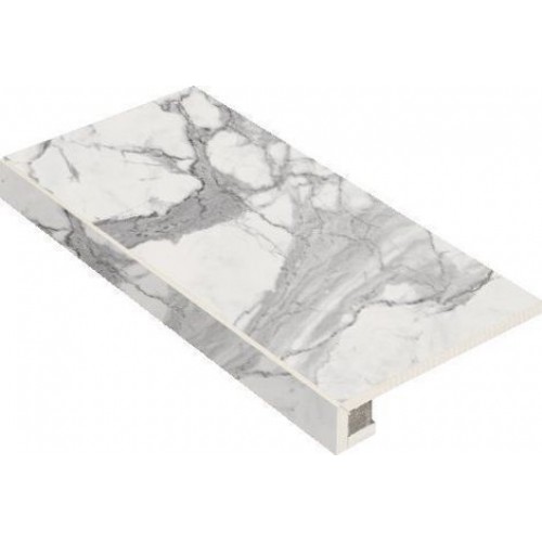 Italon Ступень Charme Evo Floor Project Statuario Scalino Angolare Sinistro 33x60 620070000634