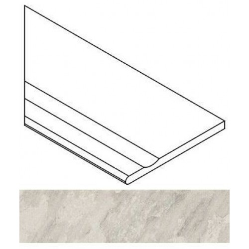 Italon Угол Climb X2 Бортик с выемкой закругленный Ice Левый 30x60 620090000356