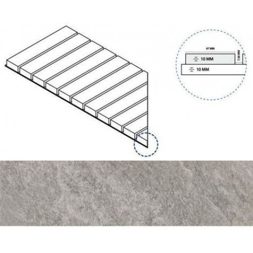 Italon Угол Climb X2 Решетка Стрим 10 Rock Левая 25x60 620090000573