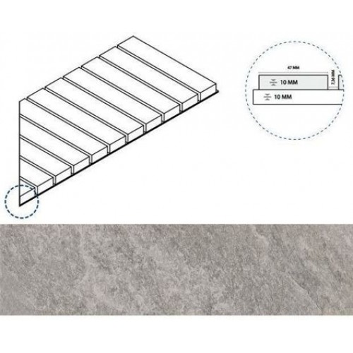 Italon Угол Climb X2 Решетка Стрим 10 Rock Правая 25x60 620090000572