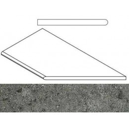 Угол Genesis X2 Saturn Grey Бортик закругленный правый 30x60