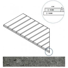 Угол Genesis X2 Saturn Grey Решетка стрим 10 левая 25x60