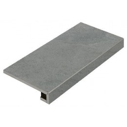 Ступень Materia Carbonio угловая правая патинированная 33x120