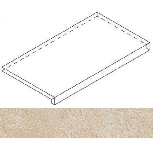 Italon Ступень Materia X2 фронтальная Magnesio 33x60 620070000856