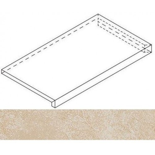 Italon Ступень Materia X2 угловая правая Magnesio 33x60 620070000857