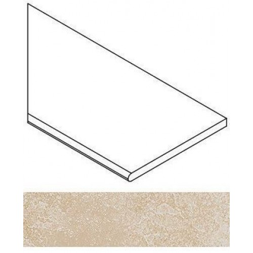 Italon Угол Materia X2 Бортик Закругленный Magnesio левый 30x60 620090000401
