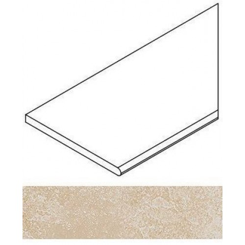 Italon Угол Materia X2 Бортик Закругленный Magnesio правый 30x60 620090000400