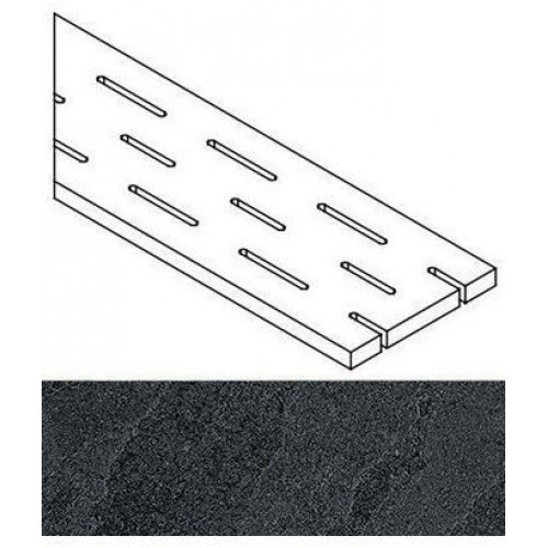 Italon Угол Materia X2 Решетка Titanio Левая 20x60 620090000418