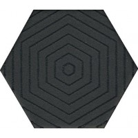 Декор Агуста черный 5,2x6