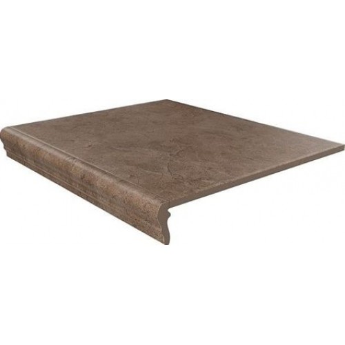 Kerama Marazzi Ступень Фаральони коричневый фронтальная 34x42 SG115700R\GR