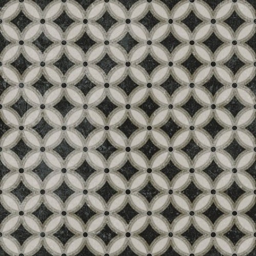 Kerama Marazzi Декор Фреджио 2 черно-белый 20x20 VT\A295\SG1544N