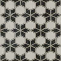 Декор Фреджио 4 черно-белый 20x20