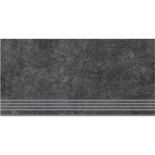 Kerama Marazzi Ступень Королевская дорога обрезной черный 30x60 SG615000R\GR