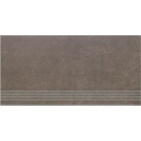 Ступень Королевская дорога обрезной коричневый 30x60