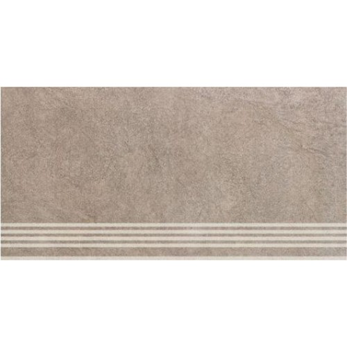 Kerama Marazzi Ступень Королевская дорога обрезной коричневый светлый 30x60 SG614400R\GR