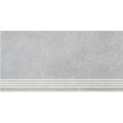 Kerama Marazzi Ступень Королевская дорога обрезной серый светлый 30x60 SG614800R\GR