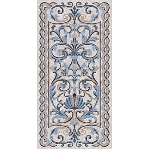 Kerama Marazzi Керамогранит Мозаика синий декорированный лаппатированный 119,5x238,5 SG590902R