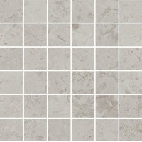 Декор Про Лаймстоун мозаичный серый светлый матовый 30x30