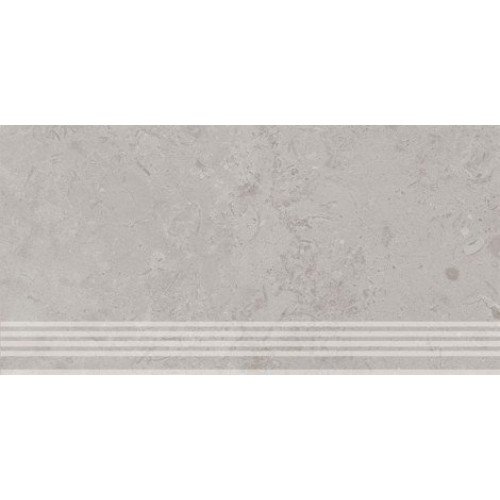 Kerama Marazzi Ступень Про Лаймстоун серый натуральный обрезной 30x60 DD205200R-GR