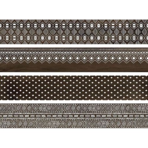 Kerama Marazzi Керамогранит Про Вуд коричневый декорированный обрезной 20x119,5 DL510400R