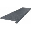 Kerama Marazzi Ступень Роверелла серый темный клееная 33x119,5 DL501300R\GCF