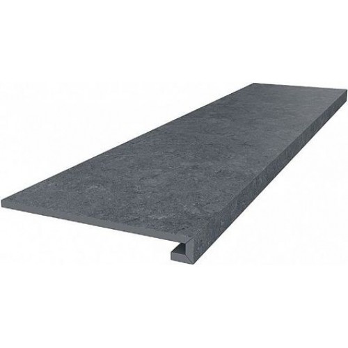 Kerama Marazzi Ступень Роверелла серый темный клееная 33x119,5 DL501300R\GCF