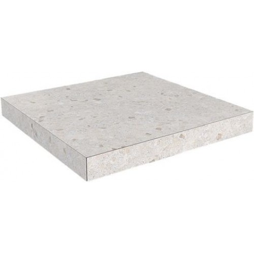 Kerama Marazzi Ступень Терраццо беж светлый угловая клееная 33x33 SG631800R\GCA