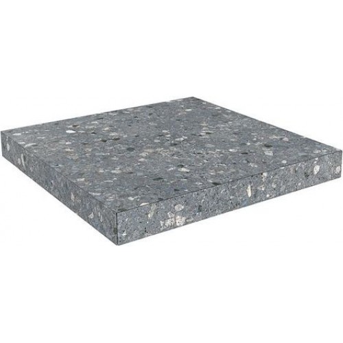 Kerama Marazzi Ступень Терраццо серый темный угловая клееная 33x33 SG632800R\GCA
