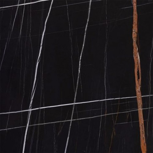 Kerranova Керамогранит Marble Trend Nero dorato Sugar-эффект 60x60 K-1004/CR/600x600