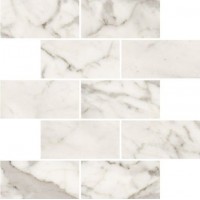 Мозаика Marble Trend Carrara Матовая, прямоугольник